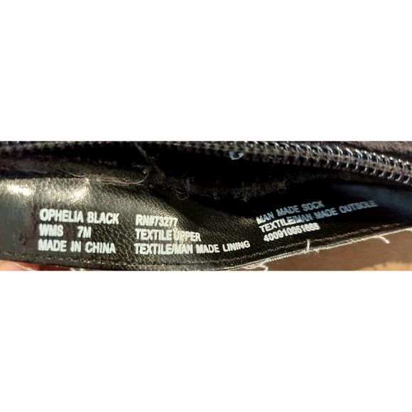 Apt. 9 Women's Black Faux Suede Mid-Calf Cone Heel Boots, Buckle Accents Size 7M - Picture 10 of 10